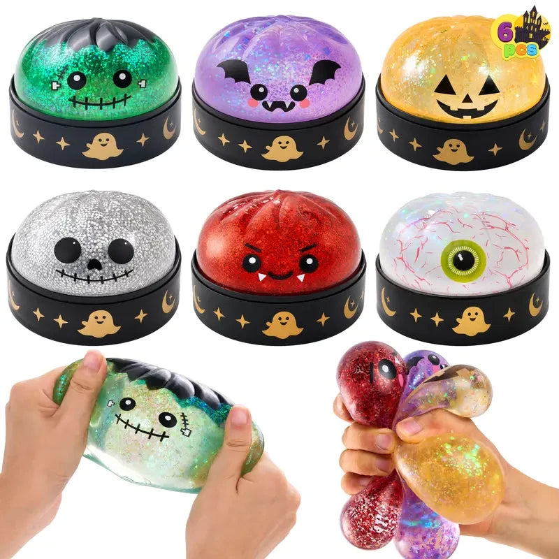 Halloween Squishy Stress Relief Toy Set