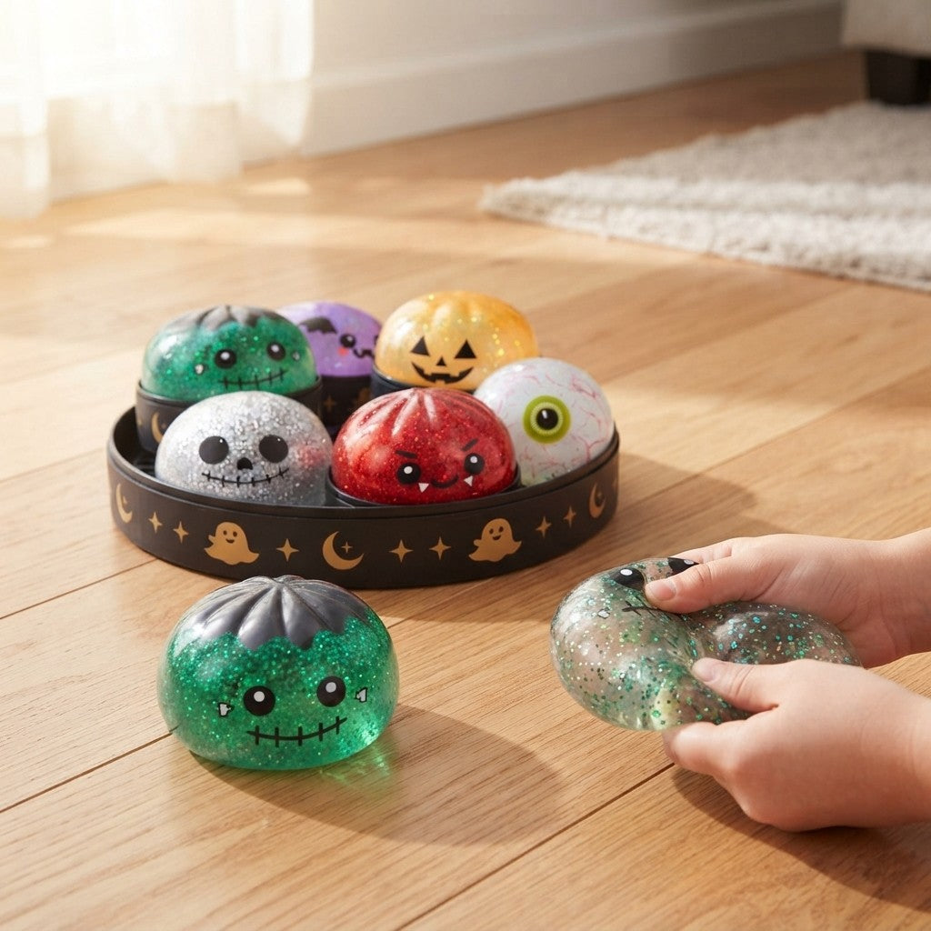 Halloween Squishy Stress Relief Toy Set